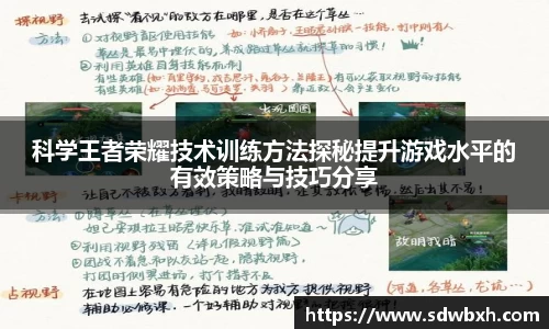 科学王者荣耀技术训练方法探秘提升游戏水平的有效策略与技巧分享